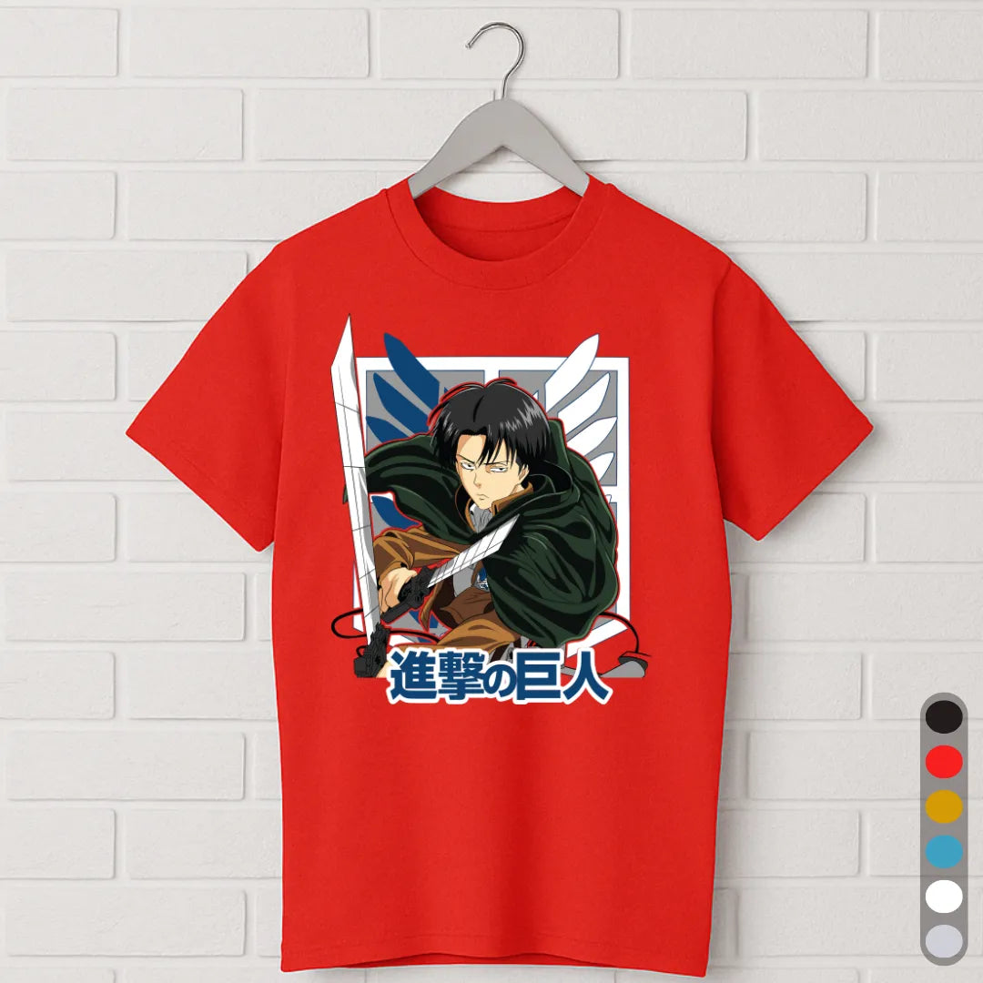 Attack on Titan Levi Ackerman T-Shirt – Anime Manga Graphic Tee