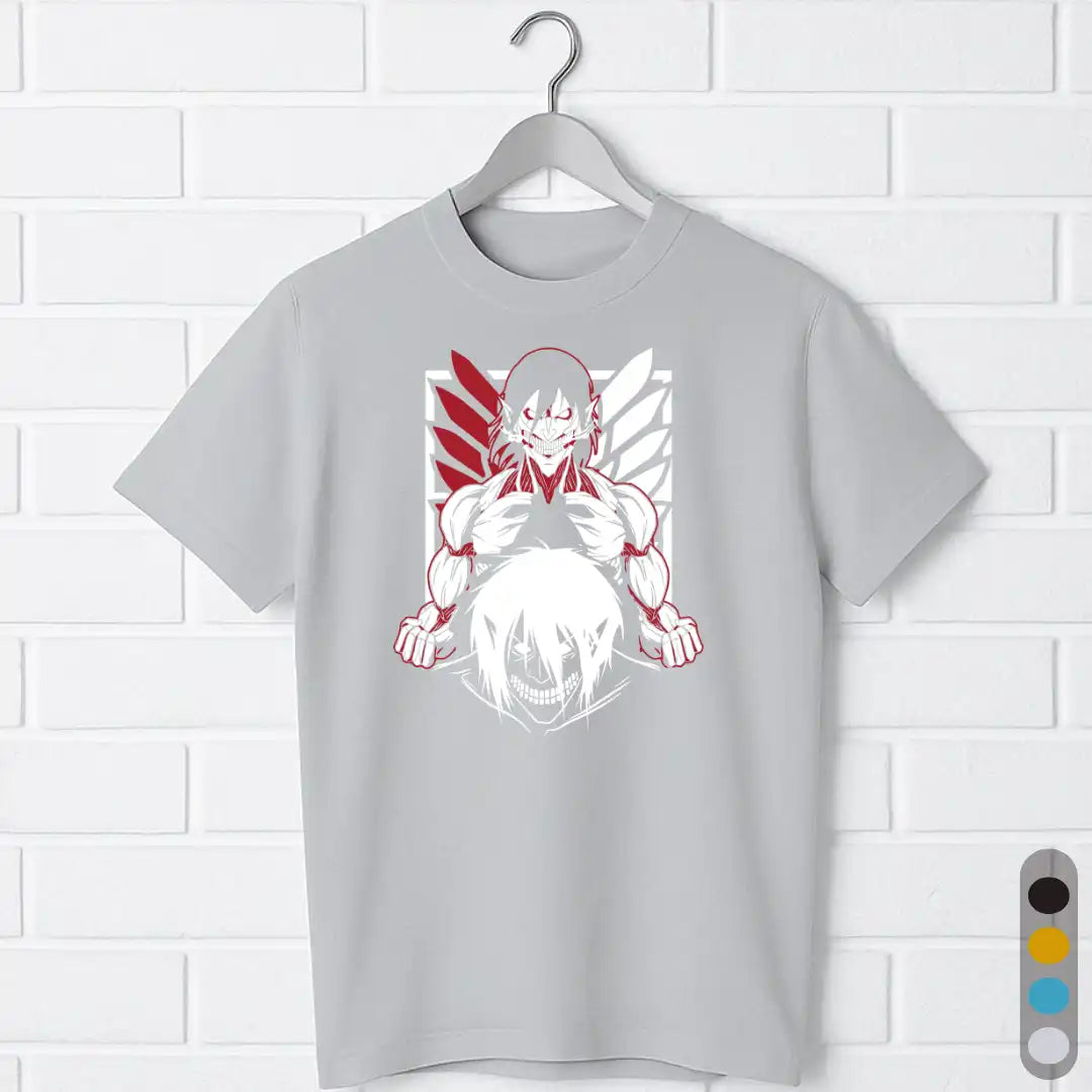 Eren Dual Titan Form Unisex T-Shirt – Attack on Titan Anime Shirt