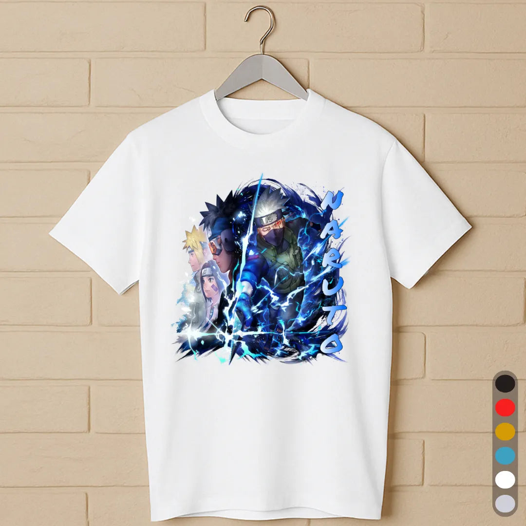Kakashi Naruto T-Shirt – Team Minato Lightning Tee