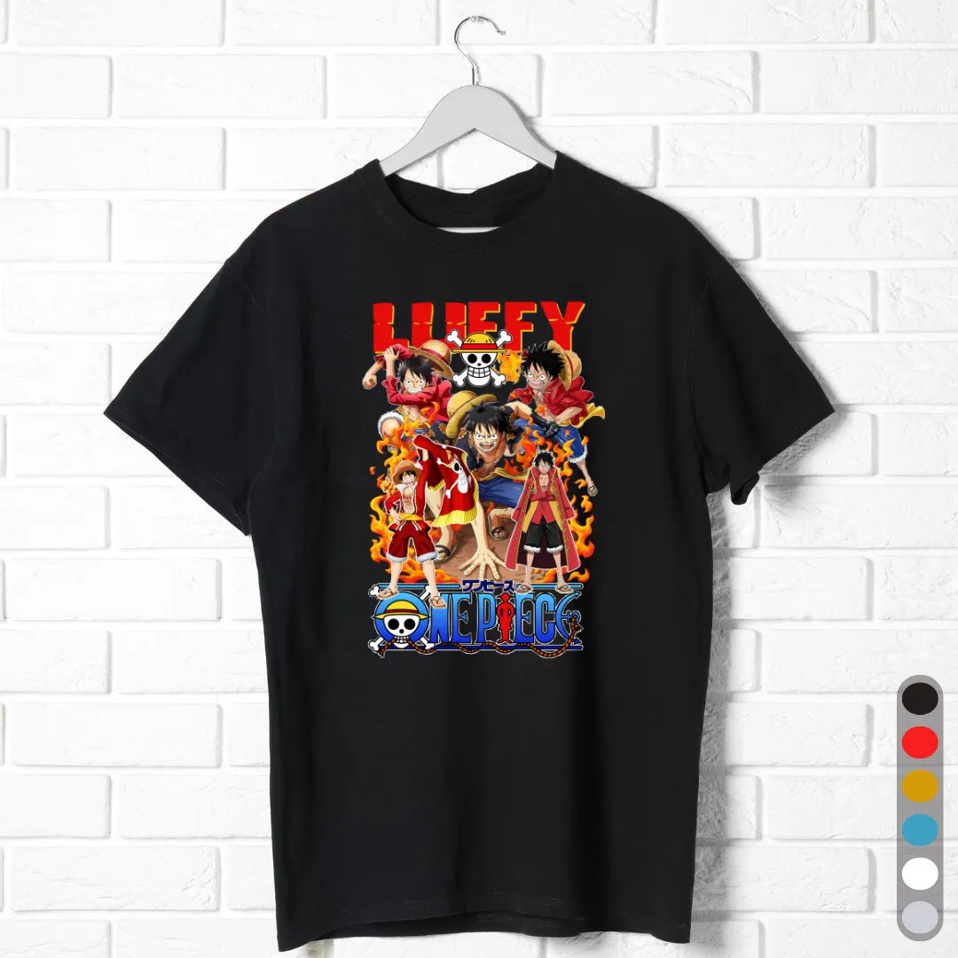 Luffy Evolution T-Shirt – One Piece Anime Tee