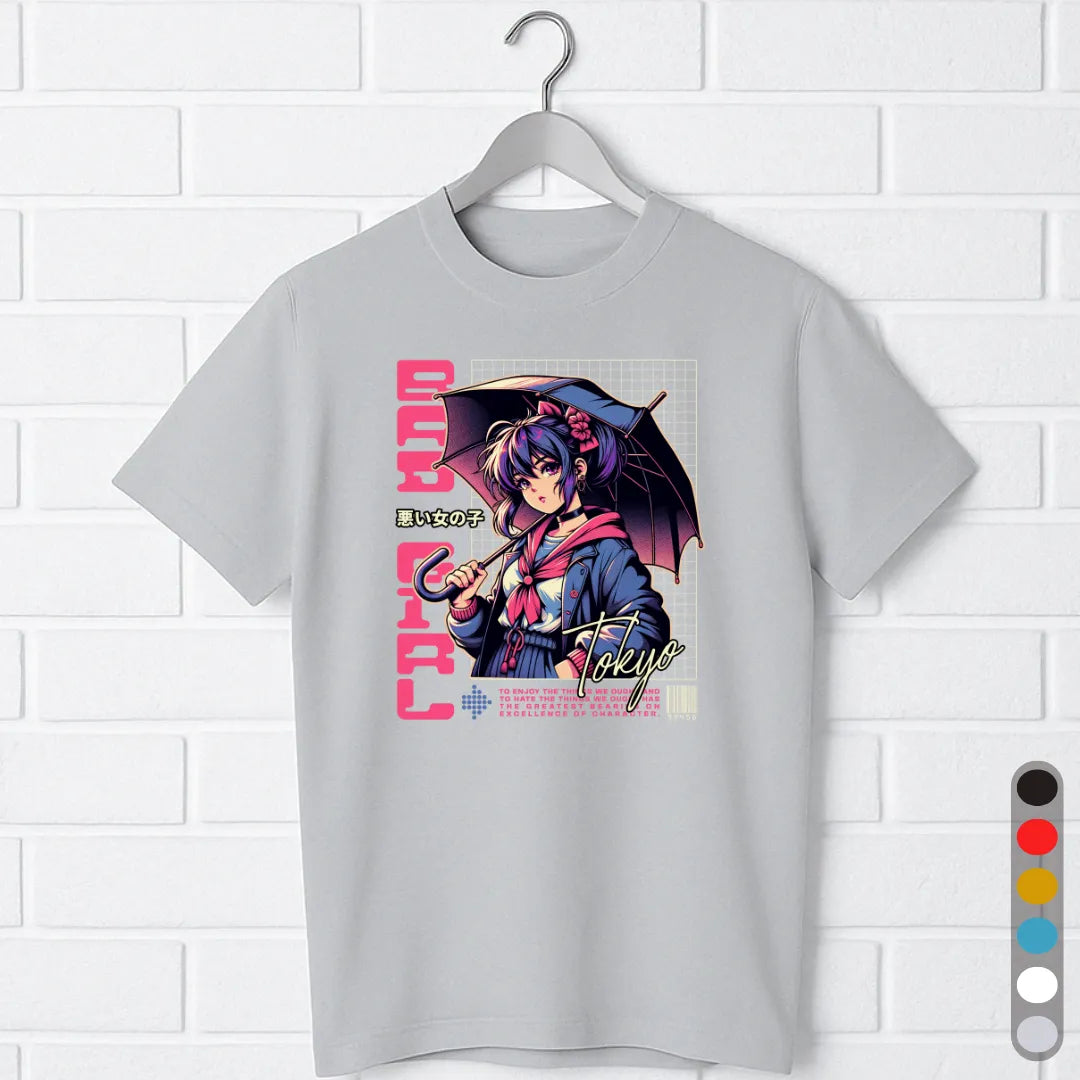 Tokyo Bad Girl T-Shirt – Anime Streetwear Tee