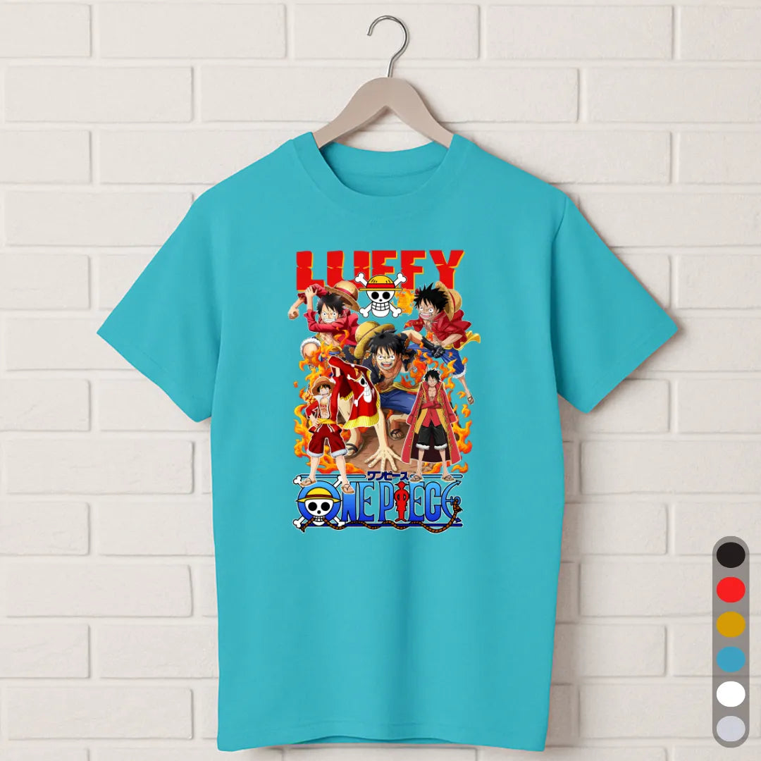Luffy Evolution T-Shirt – One Piece Anime Tee