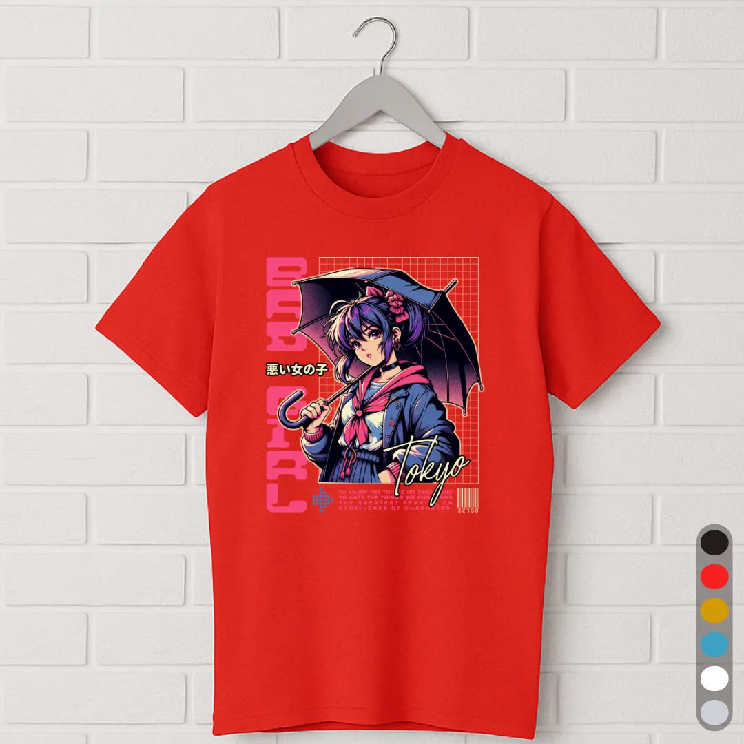 Tokyo Bad Girl T-Shirt – Anime Streetwear Tee