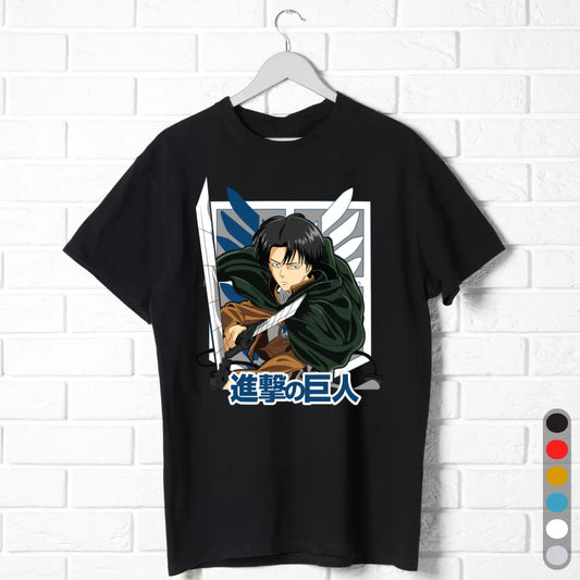 Attack on Titan Levi Ackerman T-Shirt – Anime Manga Graphic Tee