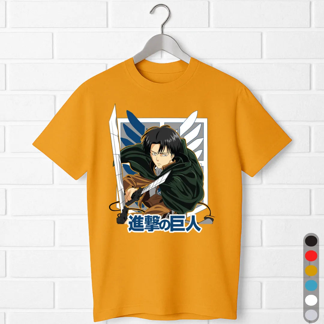 Attack on Titan Levi Ackerman T-Shirt – Anime Manga Graphic Tee
