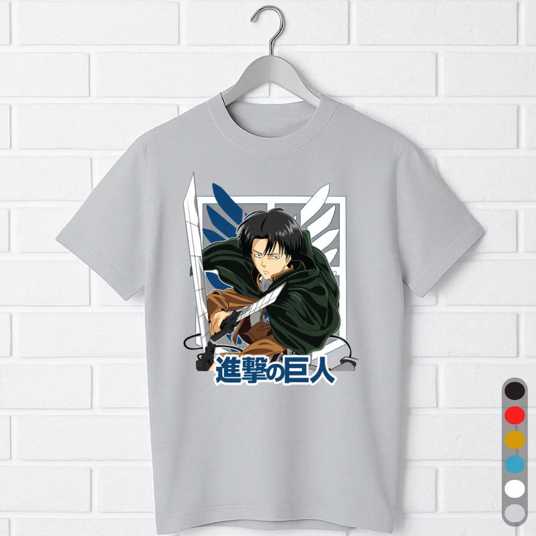 Attack on Titan Levi Ackerman T-Shirt – Anime Manga Graphic Tee