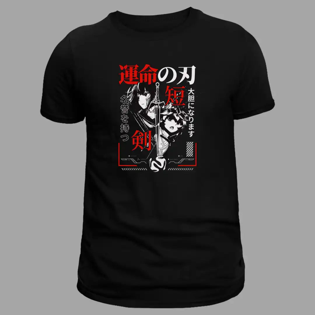 Legendary Blades Anime T-Shirt in Black