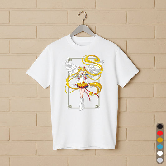 Sailor Moon Eternal T-Shirt – Angel Wings Magical Girl Anime Tee