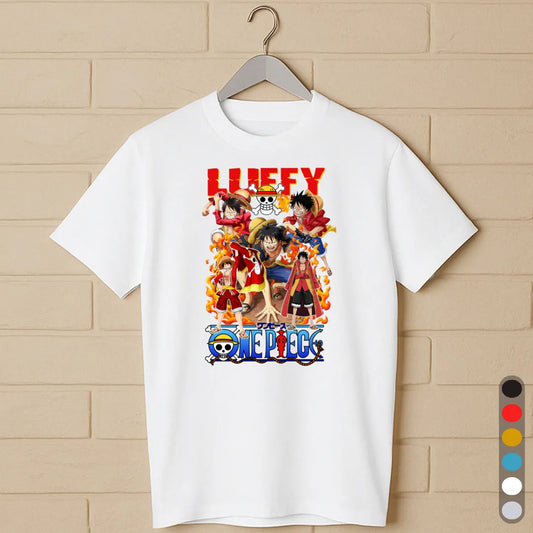 Luffy Evolution T-Shirt – One Piece Anime Tee