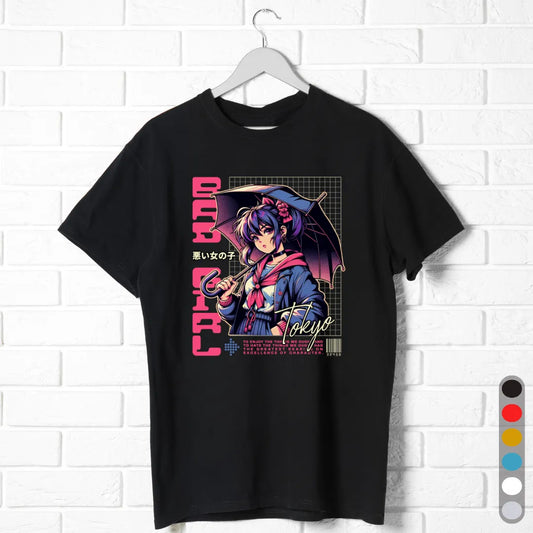 Tokyo Bad Girl T-Shirt – Anime Streetwear Tee