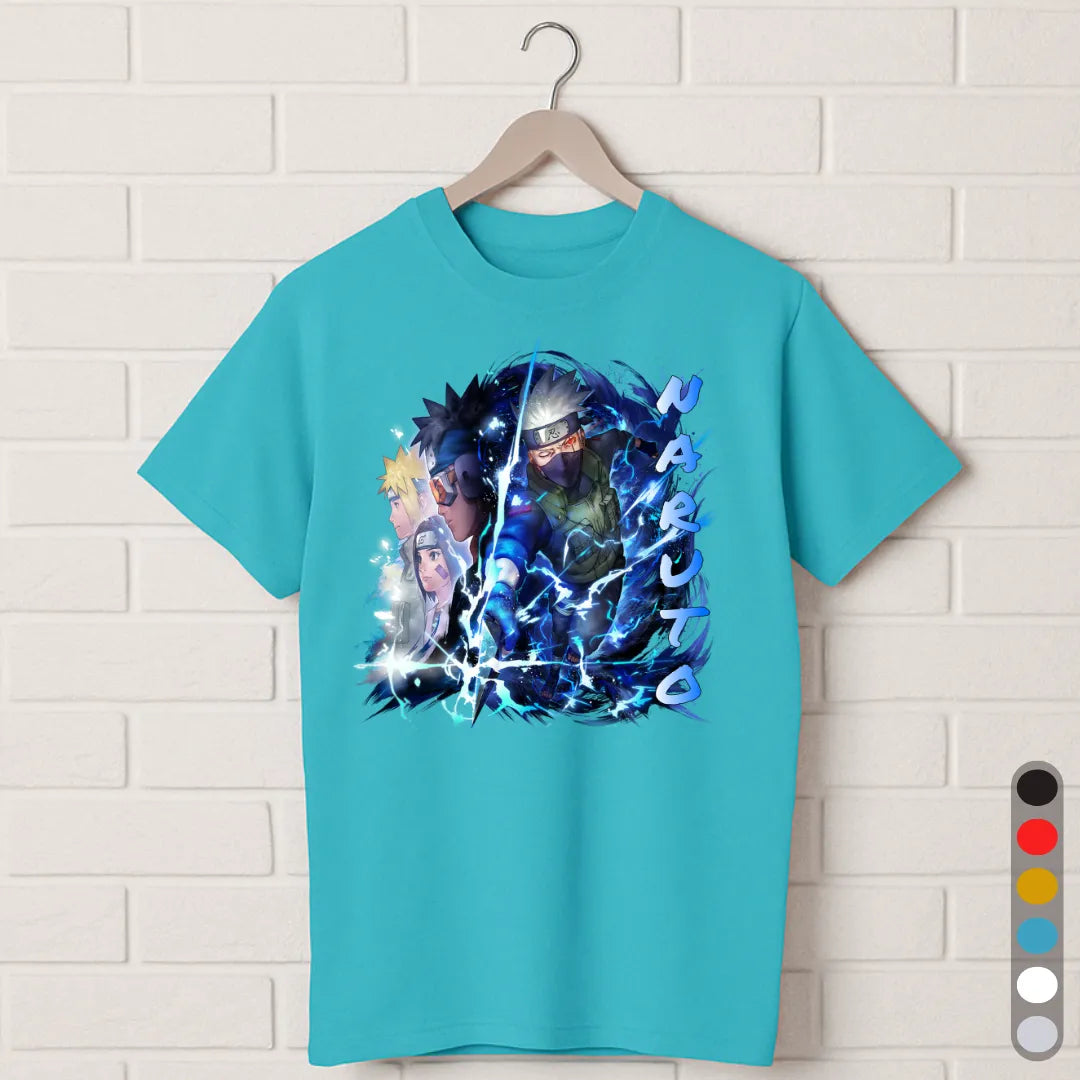 Kakashi Naruto T-Shirt – Team Minato Lightning Tee